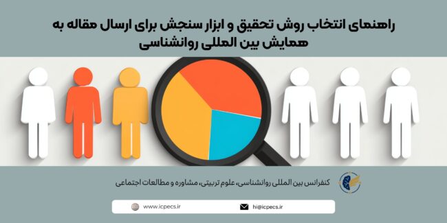 راهنمای انتخاب روش تحقیق و ابزار سنجش برای ارسال مقاله به همایش بین المللی روانشناسی راهنمای انتخاب روش تحقیق و ابزار سنجش برای ارسال مقاله به همایش بین المللی روانشناسی